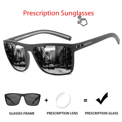 Polarized Sunglasses for Men Lightweight TR90 Frame