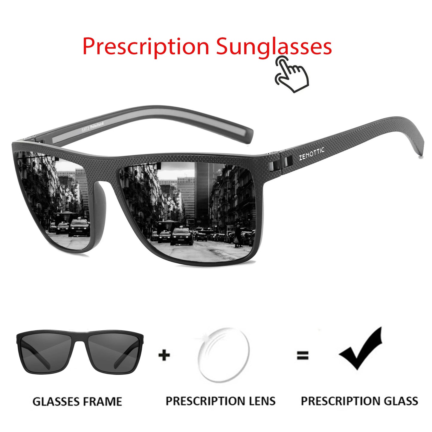 Polarized Sunglasses for Men Shades Lightweight TR90 Frame