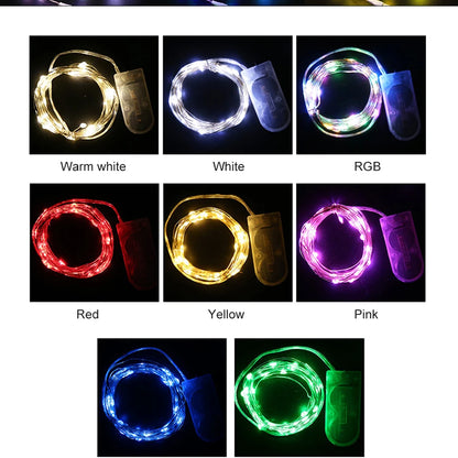 LED Copper Wire water proof Fairy Lights Battery Powered String Lights