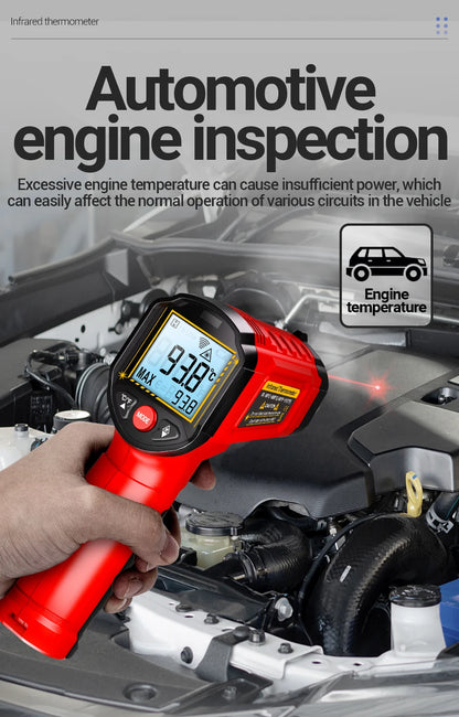 Infrared Thermometer Gun Non-contact Sensing