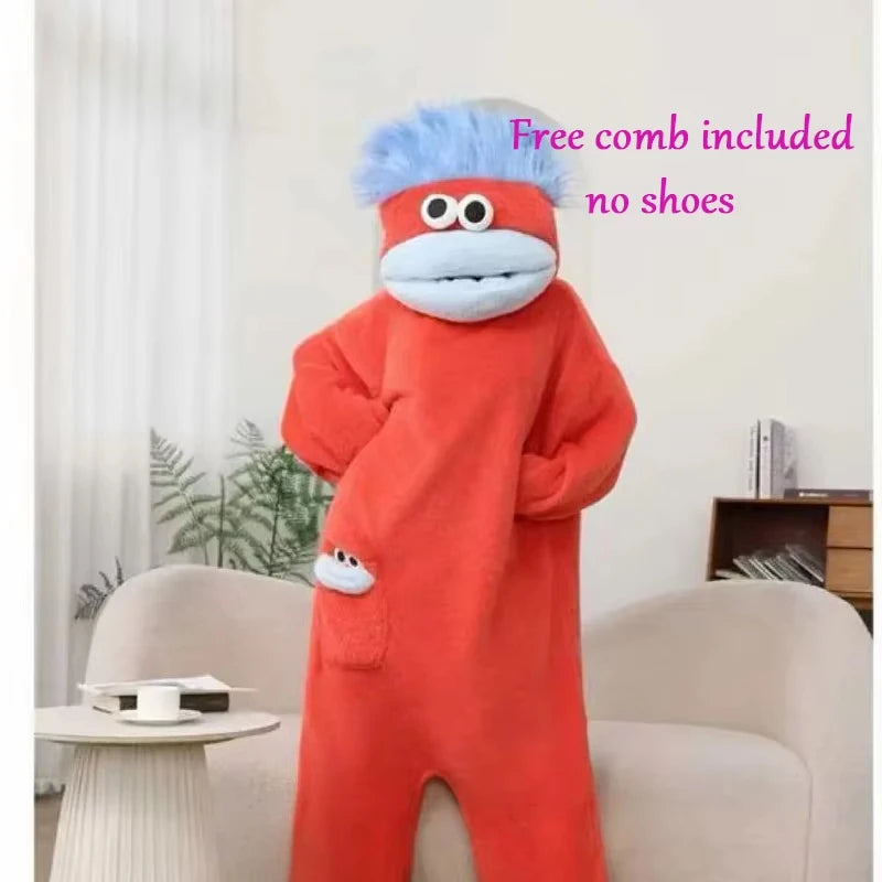 Cartoon Pajamas Autumn Winter Couple Set Wacky Bodysuit