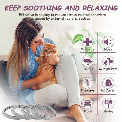 Pet Calming Collar Adjustable Anxiety Pheromone
