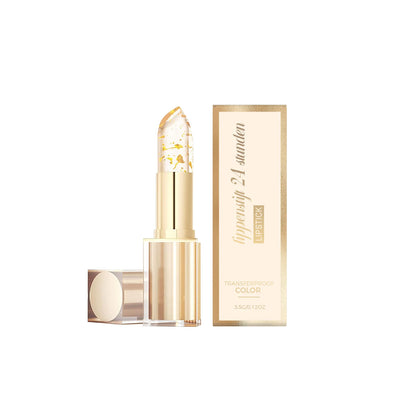 Gold Foil Color Changing Lipstick Fade Lip Line Enhance