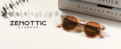 ZENOTTIC Vintage Round Polarized Sunglasses for Men Women