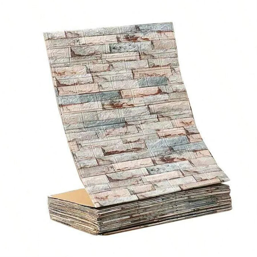 3D Self-Adhesive Wallpaper 70cm*1/5/10m Continuous Waterproof