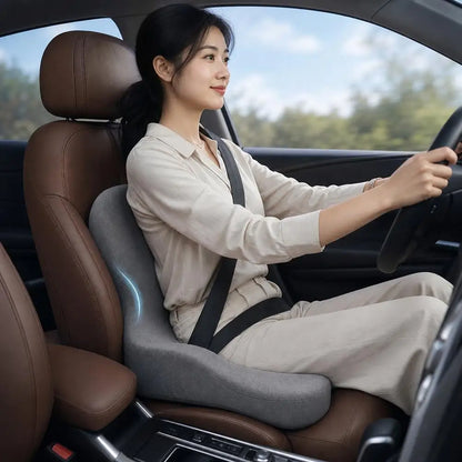 Memory Foam Car Seat Cushion Lumbar Support Ergonomic