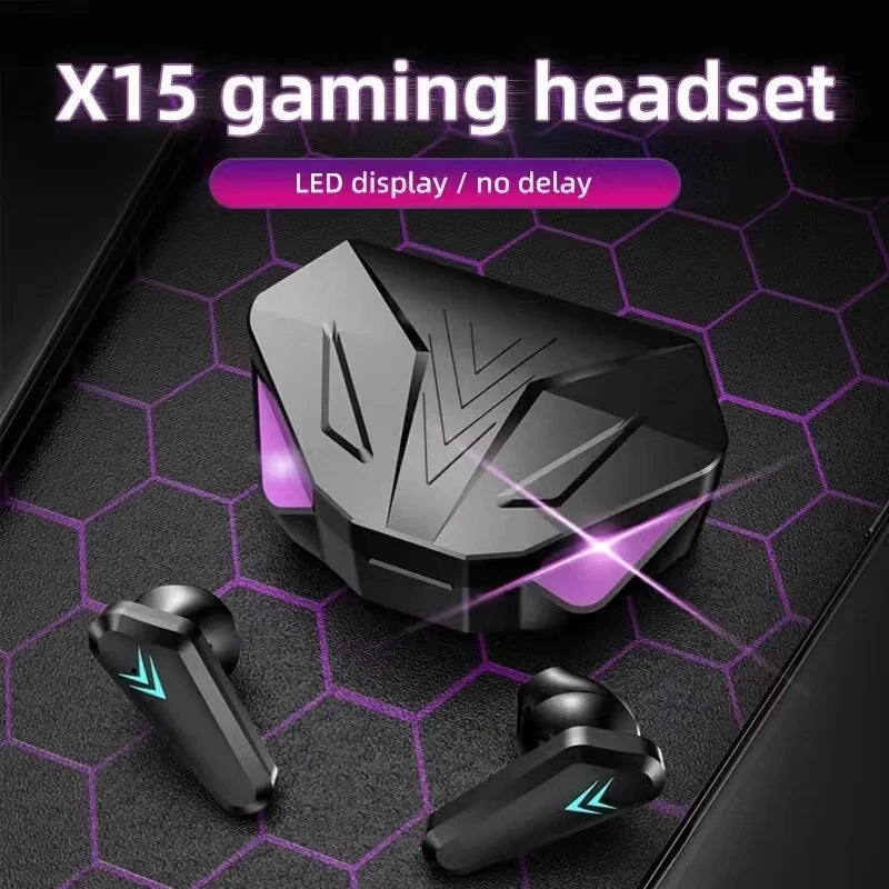 TWS Wireless Bluetooth Headset LED Display Gamer Earbuds