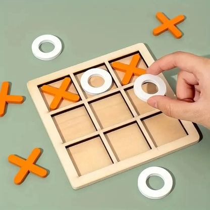 Montessori Play Game Wooden Toy Mini Chess Interaction Puzzle