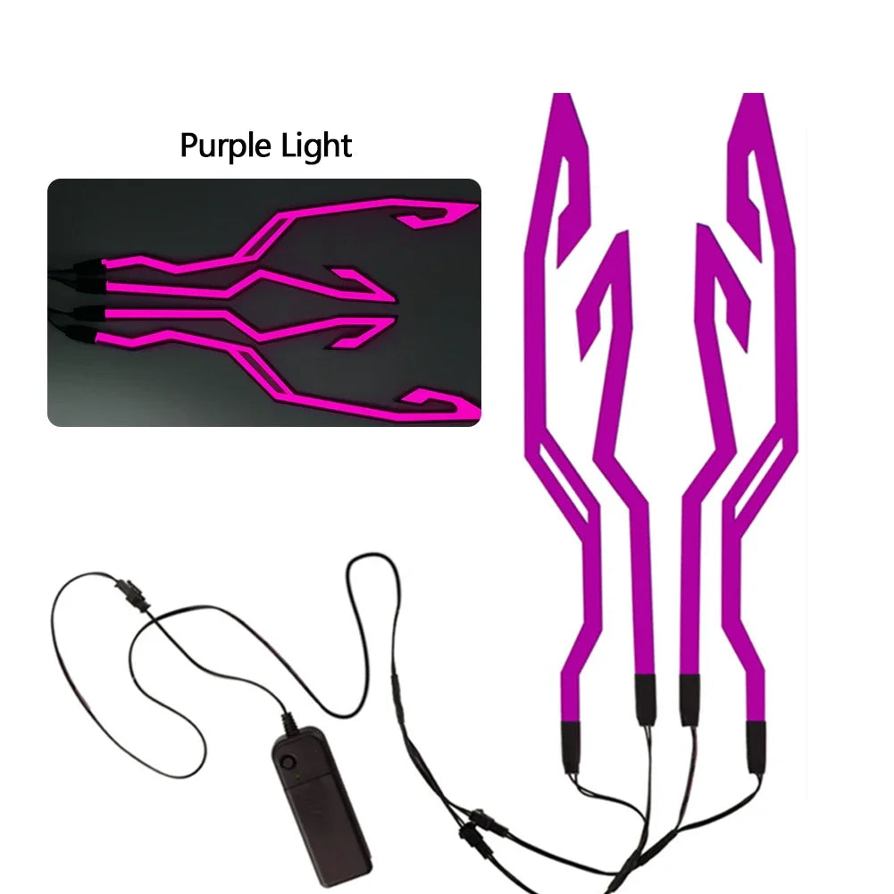 Waterproof LED Cold Light 4-in-1 Helmet Strip
