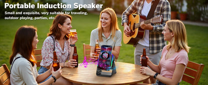 5 In 1 Auto-induction 5000mAh Wireless Induction Speaker