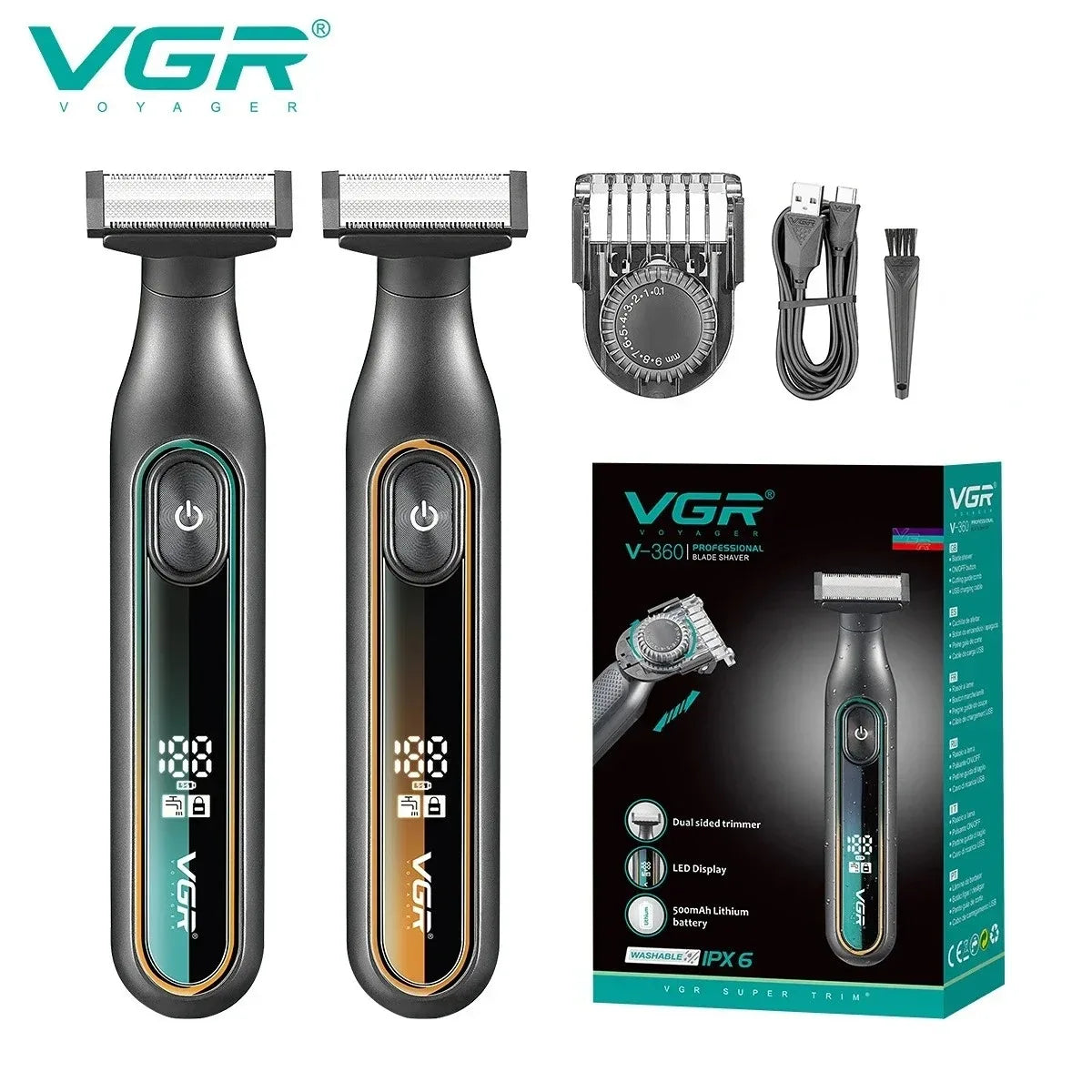 VGR Razor Professional Shaver Portable Body Hair Trimmer
