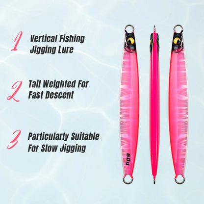 Vertical Jigging Lure Shore Long Casting Saltwater Fishing Lure