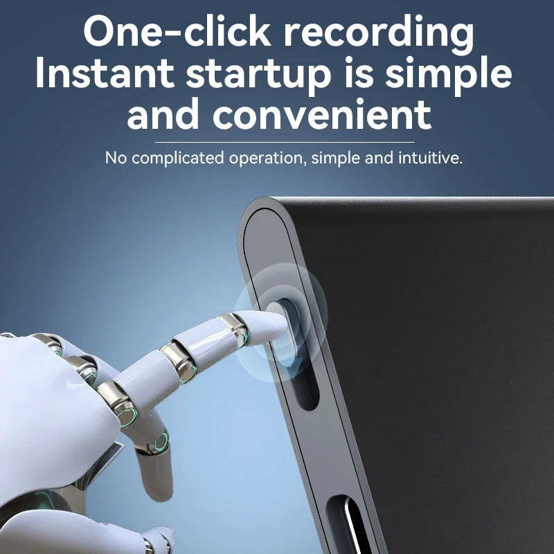 8-128GB AI ChatGPT-4 Intelligent Voice Recorder Audio App