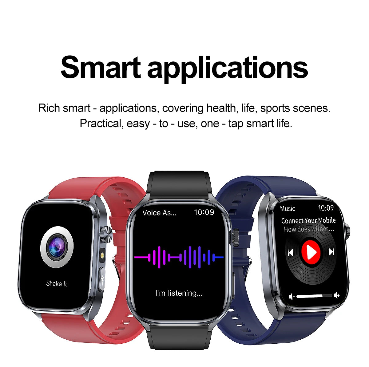 New AI Health Care Accurate detection ECG Smart Watch