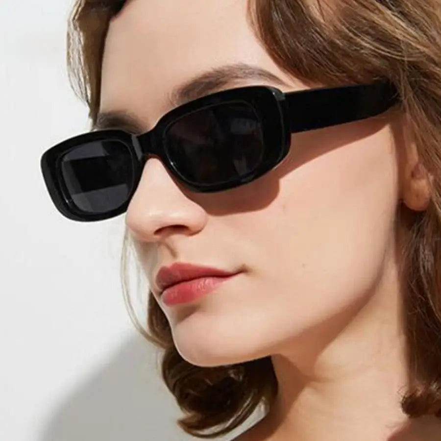 Small Rectangle Pattern Sunglasses For Women