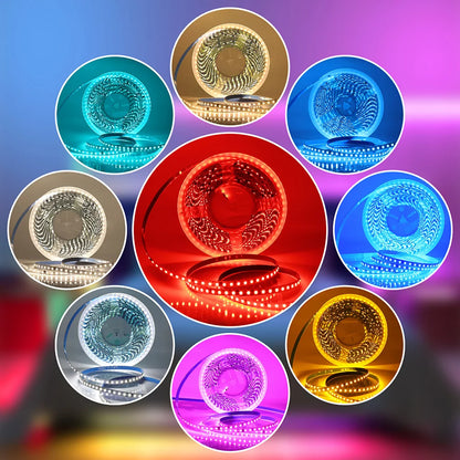 5m 10m 20m 50m LED Strip Light AC 220V 230V 240V IP55