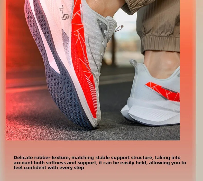 New 9ro Carbon Fiber Plate Running Sneakers Lightweight