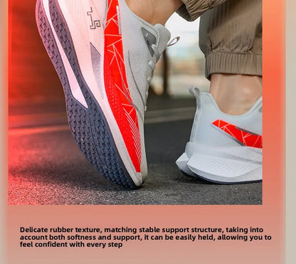 New 9ro Carbon Fiber Plate Running Sneakers Lightweight