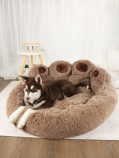 Fluffy Dog Bed Winter Warm Large Pet Products Small Sofa