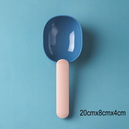 Pet Food Shovel with Sealing Bag Clip Spoon Multifunction