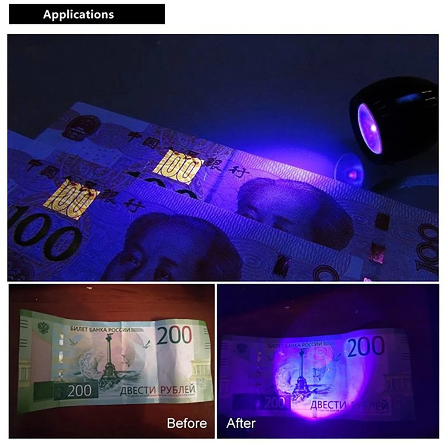 Led Ultraviolet Lights UV Nail Lamp 395nm UV Led Desk Lamp