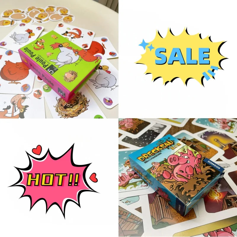 Hot board games Chicken Chiu Chiu Board Game Drecksau