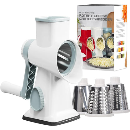 3 in 1 Rotary Cheese Grater Versatile Slicer