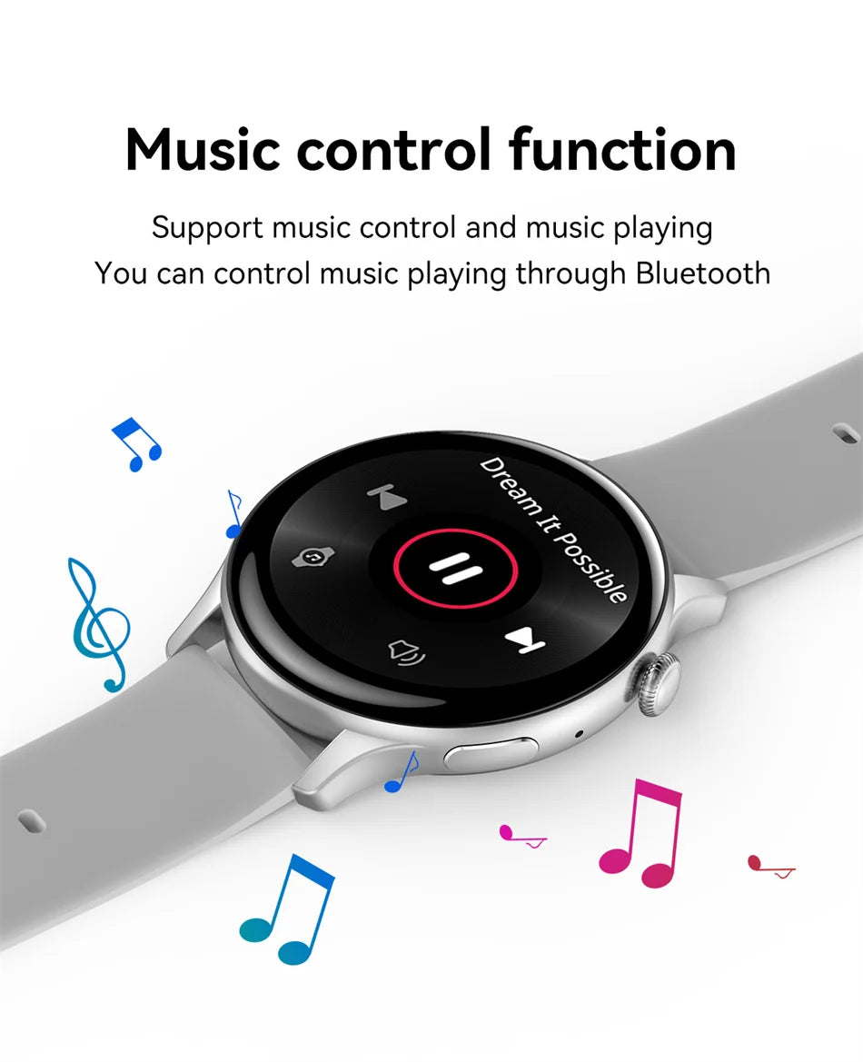 NFC Smart Watch Amoled HD GPS Track Sports Heart Rate