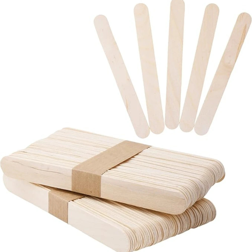 Colored Ice Cream Popsicle Stick Wooden Popsicle Sticks
