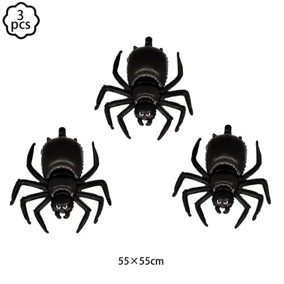 Halloween Balloon Decoration Halloween Black Spider Balloon Giant Skull Skeleton Balloon
