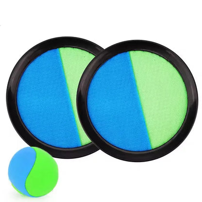 1Set Kids Sucker Sticky Ball Toy Outdoor Sports Catch Ball Game Set