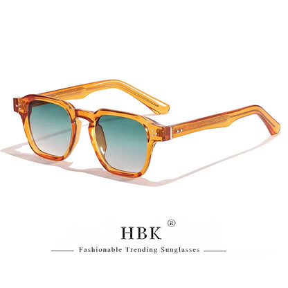 HBK New Fashion Sunglasses men Vintage Square