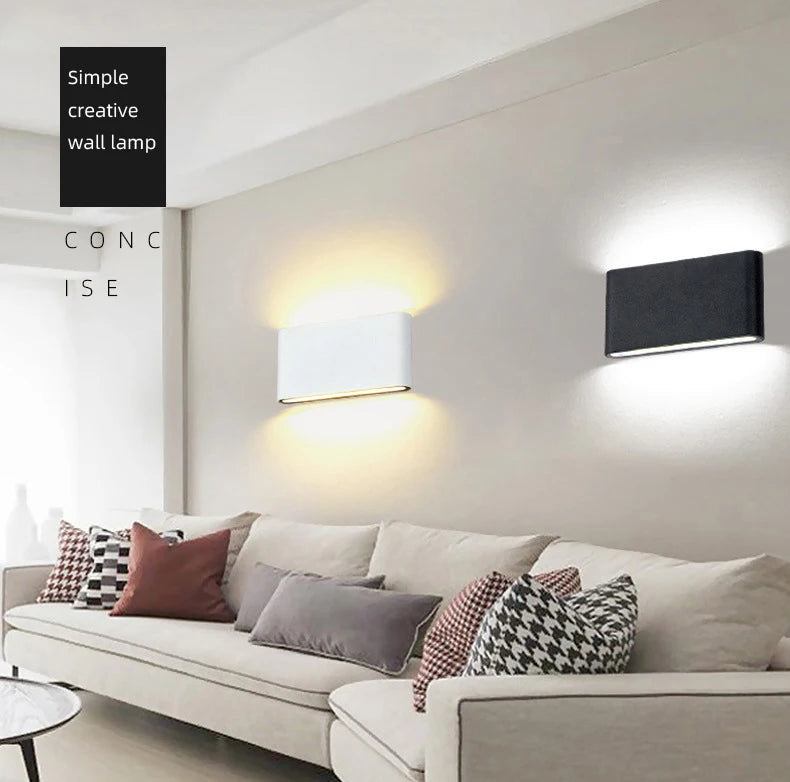Nordic Wall Light Aluminum Modern Style Indoor Wall Lamp