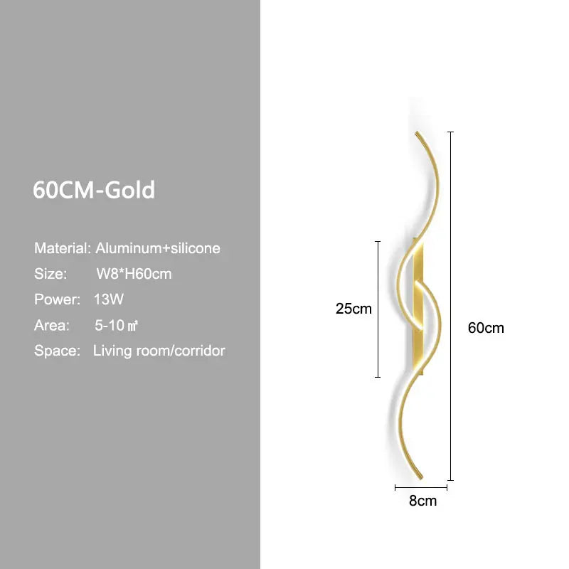 Minimalist Bedroom LED Wall Lamps Decor Wall Lights