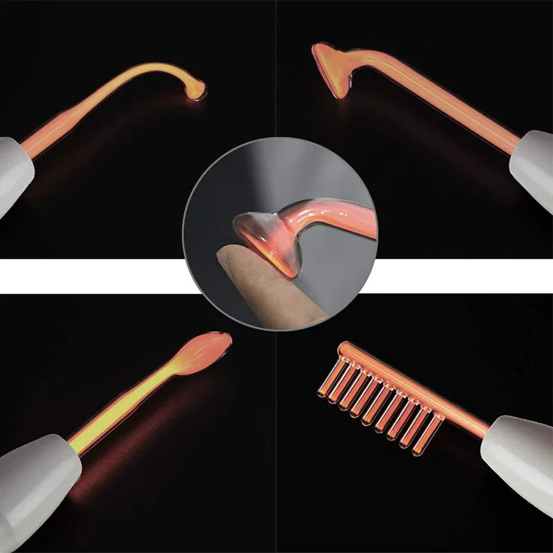 Professional  5 in 1 Darsonval Kit Facial Skin Therapy Wand