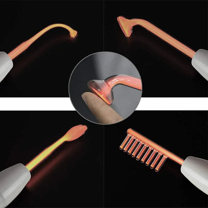 Professional  5 in 1 Darsonval Kit Facial Skin Therapy Wand