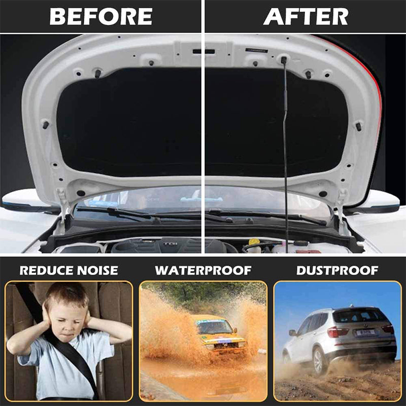 Car Door Seal Strips Noise Insulation Rubber Seals Sticker