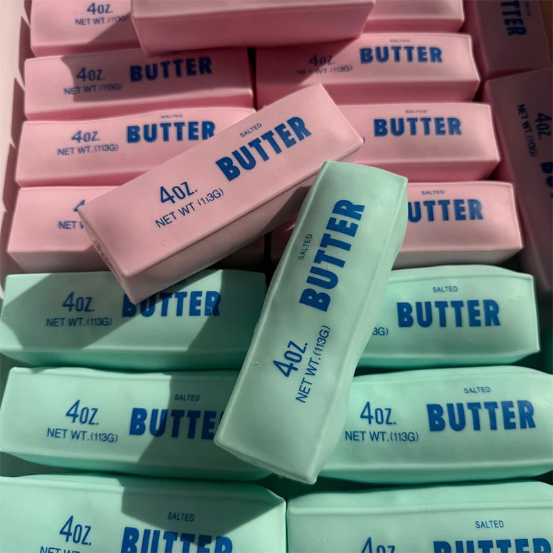 Butter Stick Squishy Stress Ball Fidget Toy Crunchy Squeeze Toy