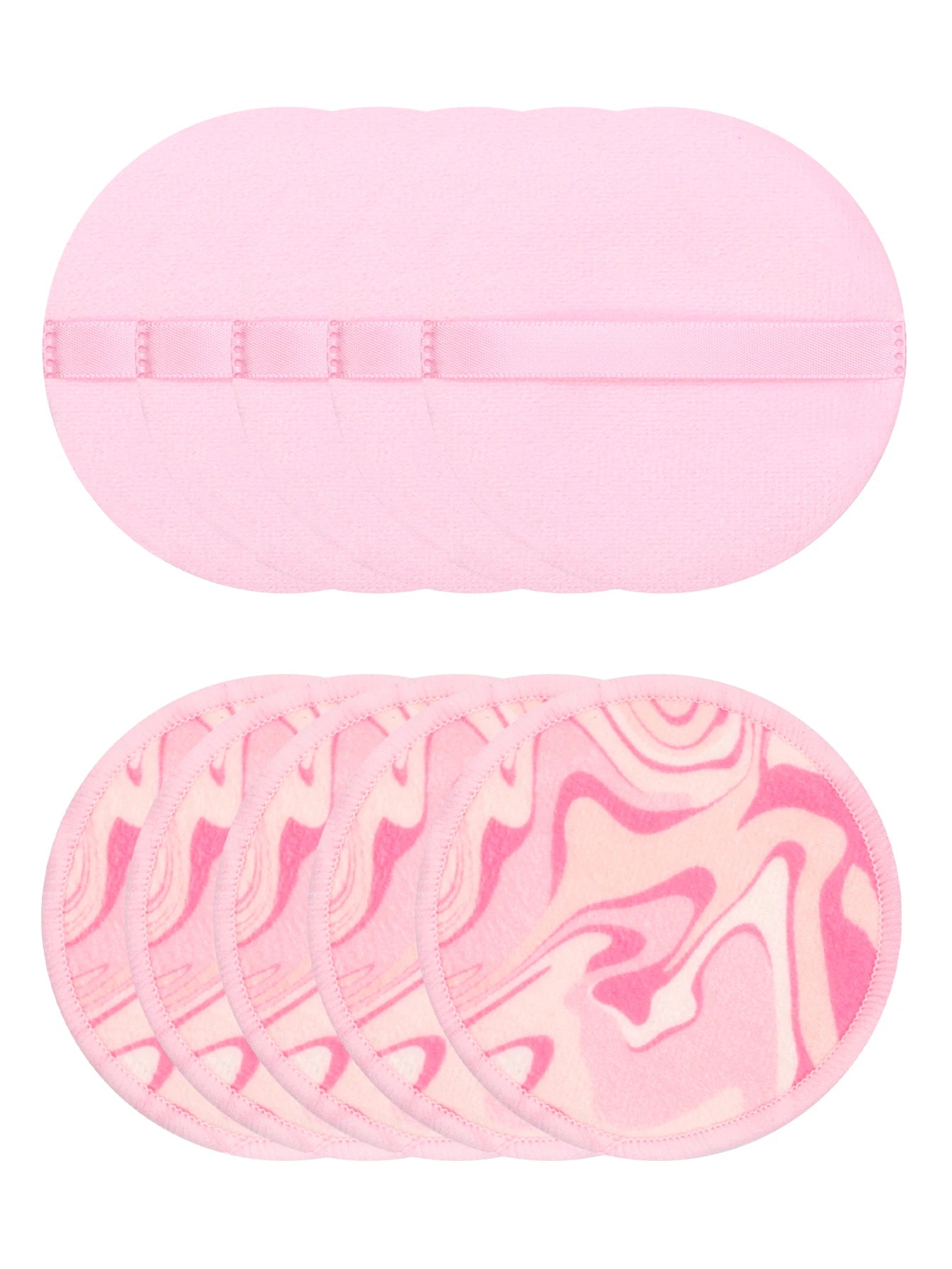 10Pcs Makeup Remover Pads Can Be Soaked in Water