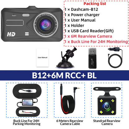 Dash Cam Touch Sensitive Dash Camera WDR G sensor