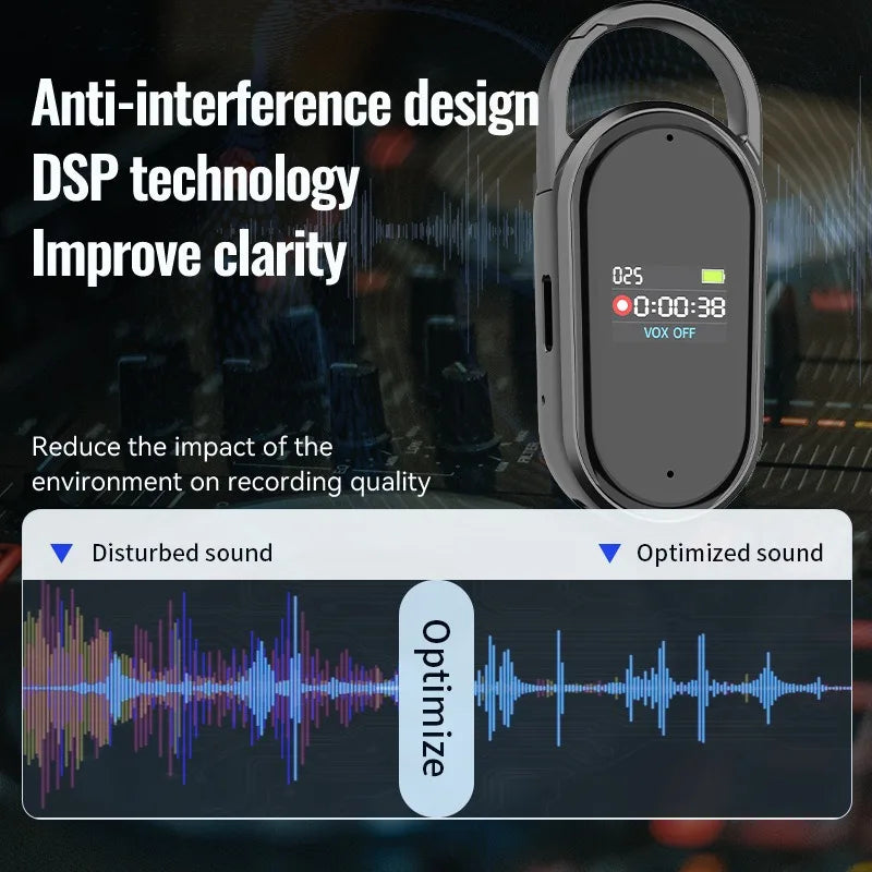 AI Voice Recorder Dictaphone with Real-Time Transcription