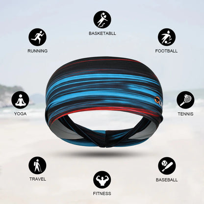 Sport Elastic Headband Sweatband Running Yoga