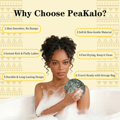 Authentic African Net Sponge Exfoliating Bath Shower