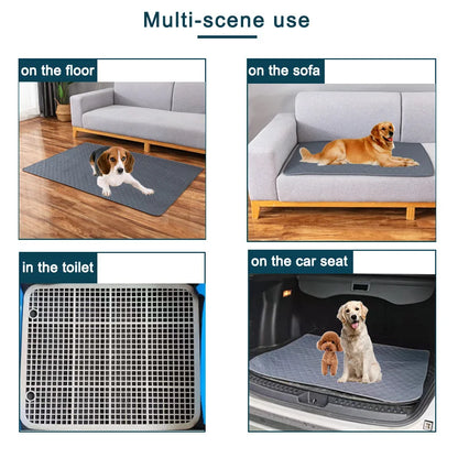 Reusable Dog Pee Pad Blanket Absorbent Diaper Washable