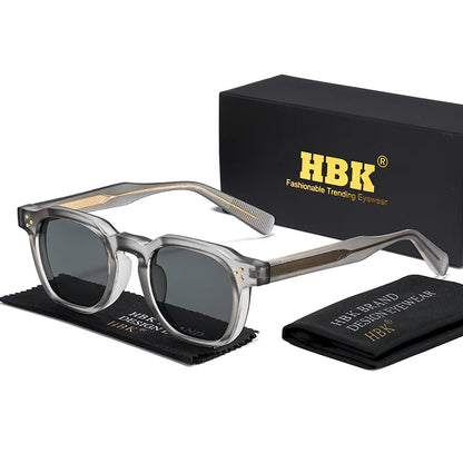 HBK New Square Retro Sunglasses Men Fashion
