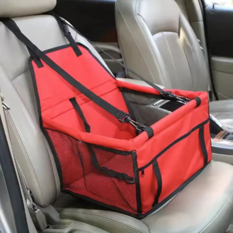 Dog Car Seat Cover Foldable Hammock Pet Harness Cat Bag Basket Stable
