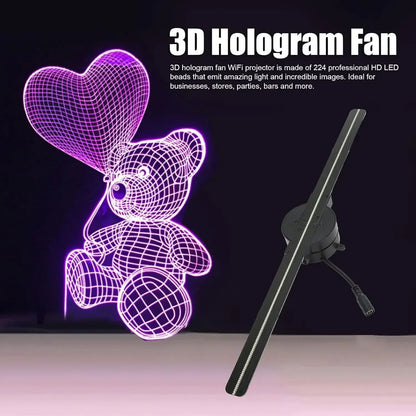3D Hologram Fan 42CM 3D Holographic Projector