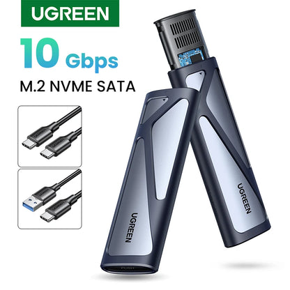 UGREEN M2 SSD Case NVME SATA Dual Protocol M.2 to USB Type C