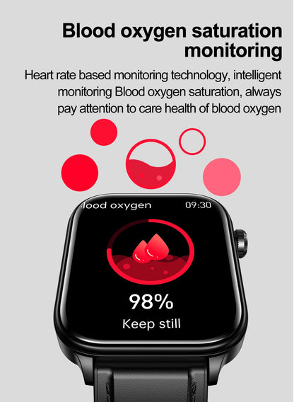 New AI Diagnosis Blood Lipids Body composition Test Smart Watch