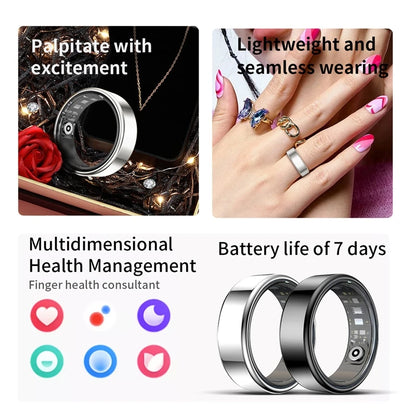 Smart Ring Bluetooth Call Heart Rate Blood Pressure Monitor
